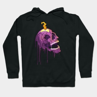 Devils Candle Melting Skull Hoodie